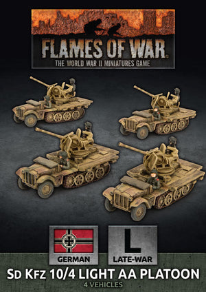 SD KFZ 10/4 Light AA Platoon - Flames of War