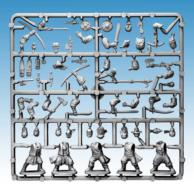 GHOST ARCHIPELAGO CREWMEN 'Frostgrave' Single Sprue