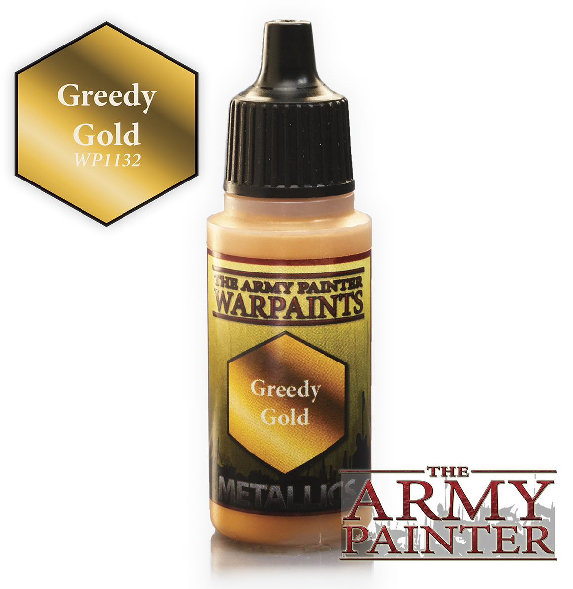 Army Painter Acrylic Warpaint - Greedy Gold