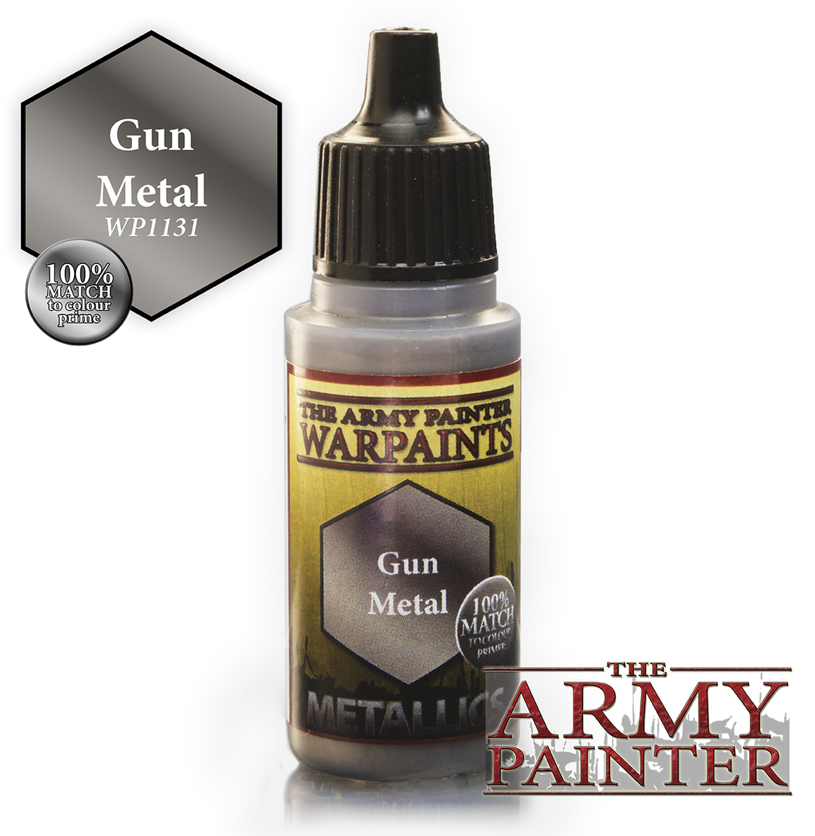 Army Painter Acrylic Warpaint - Gun Metal