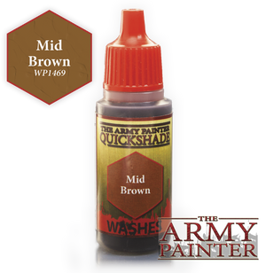 Army Painter Warpaint Wash - Mid Brown
