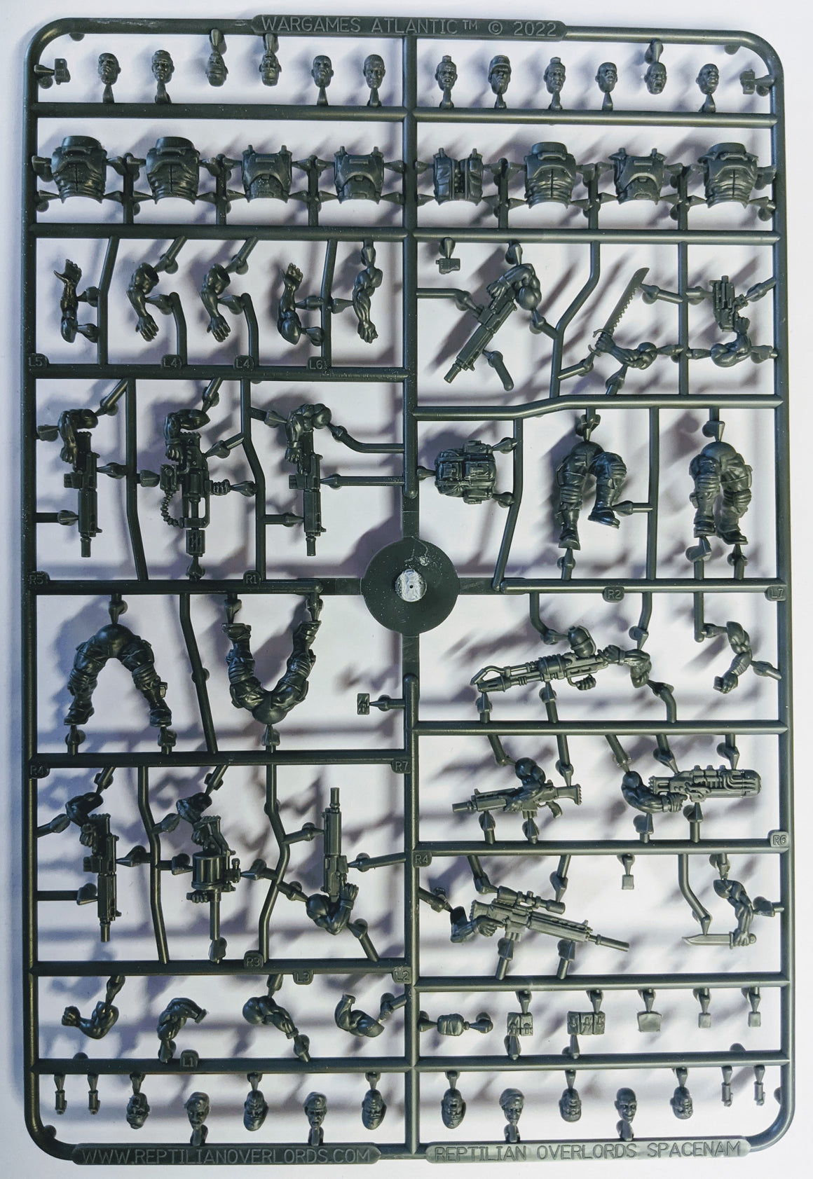 Wargames Atlantic Reptilian Overlords: SpaceNam sprue