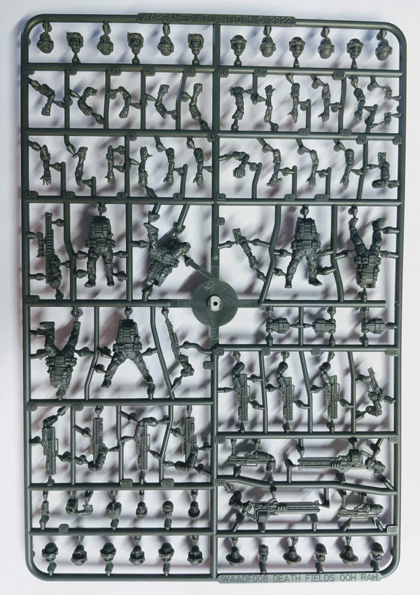 Wargames Atlantic Death Fields Einherjar Infantry - 28mm Hard Plastic 24-Figure Set For Wargaming & Tabletop - View #5