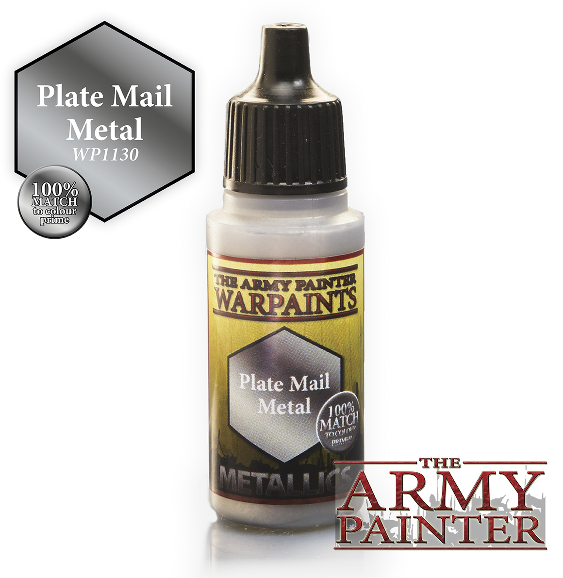Army Painter Acrylic Warpaint - Plate Mail Metal