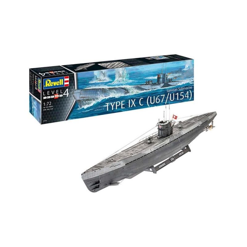 Revell 1/72 German Submarine Type IX C