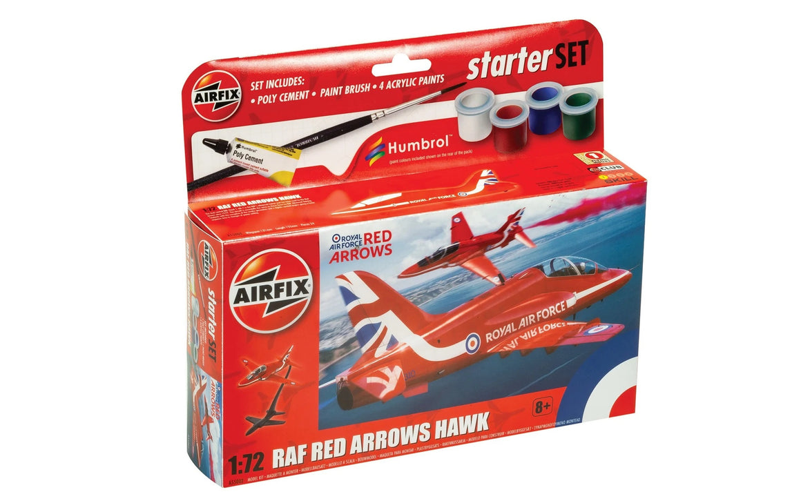 Airfix RAF Red Arrows Hawk Starter Set