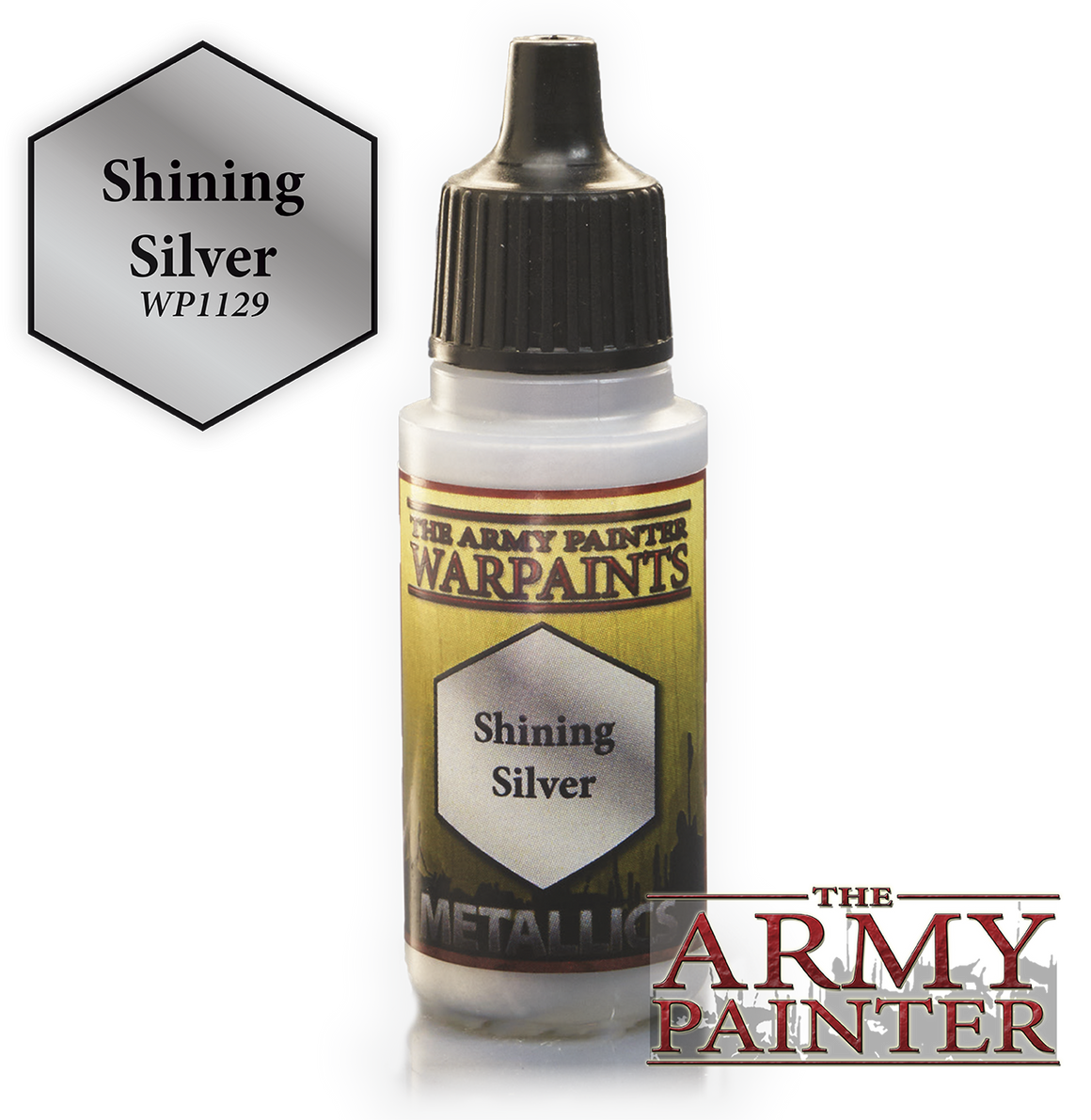 Army Painter Acrylic Warpaint - Shining Silver