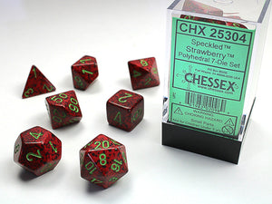 Chessex Dice Set- Speckled Strawberry