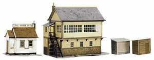 Superquick A06 Signal Box. Coal Order Office and Lineside Huts