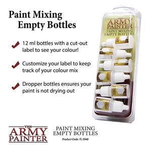 Army Painter Paint Mixing Empty Bottles