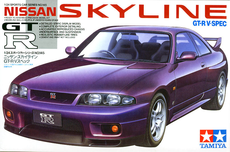 Tamiya 1/24 Nissan Skyline GT-R V Spec (R33)