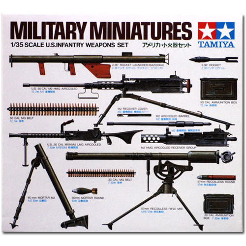 Tamiya 35121 1/35 US Infantry Weapons Set