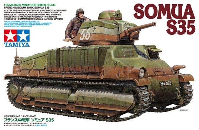 Tamiya French Medium Tank SOMUA S35
