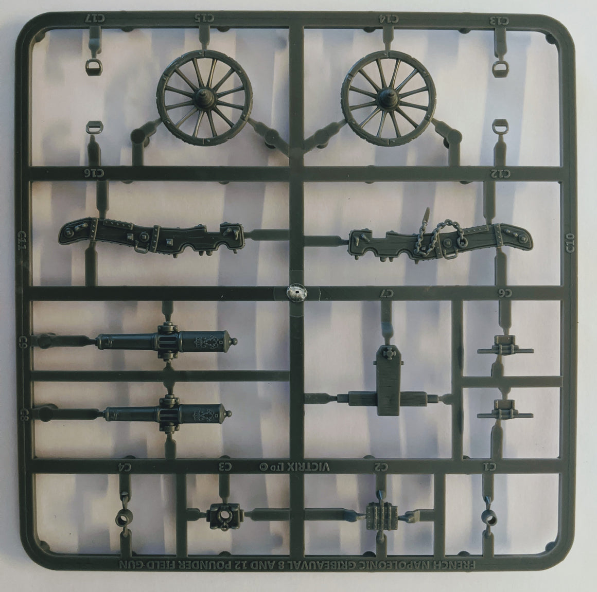 Victrix VX0017 28mm French Napoleonic Artillery 1804-12 Single Sprue