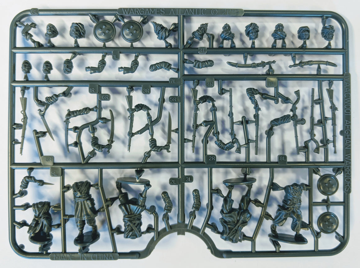 Wargames Atlantic Afghan Warriors sprue