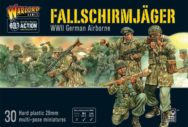 Bolt Action WWII German Fallschirmjager (plastic box)