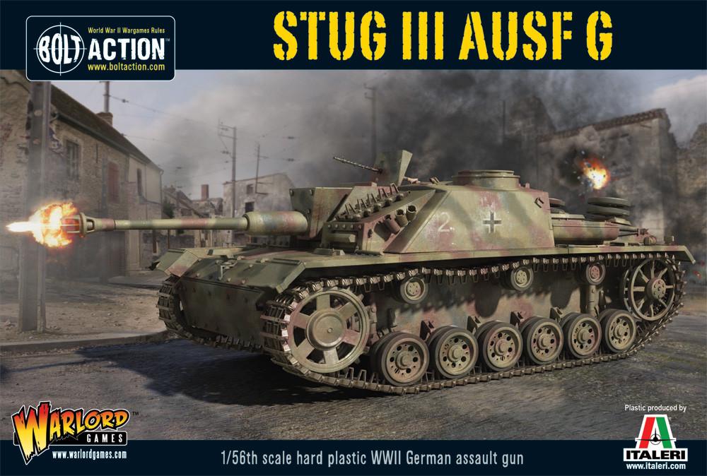 Bolt Action WWII Stug III ausf G or StuH-42 plastic box set