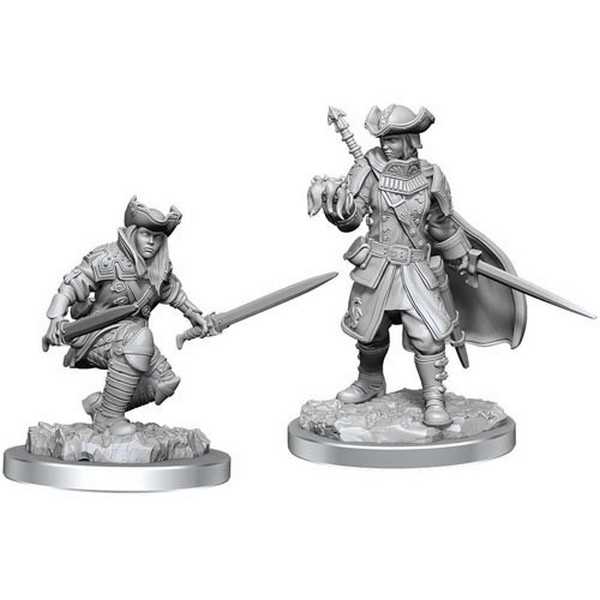 Wizkids Magic The Gathering Unpainted Minis - Thraben Investigator and Tireless Tracker