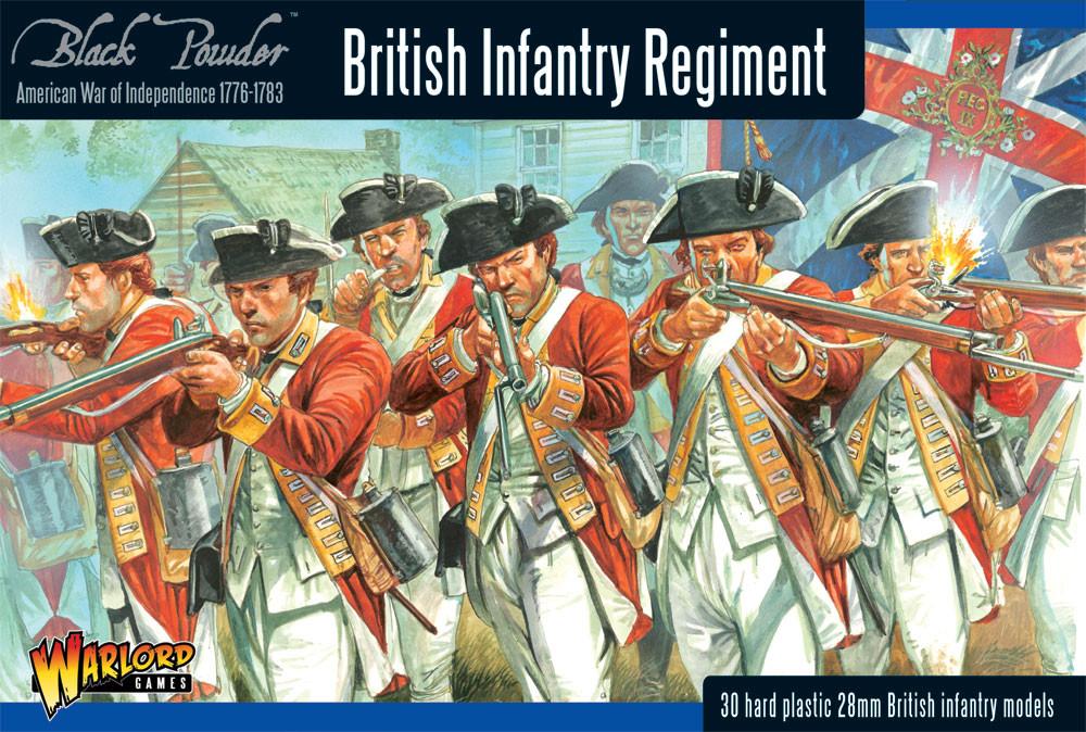 Black Powder American War Of Independence British Infantry Regiment