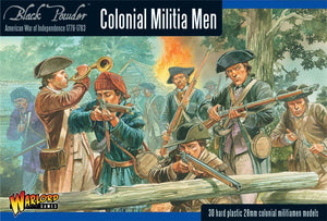 Black Powder American War Of Independence Colonial Militia Men
