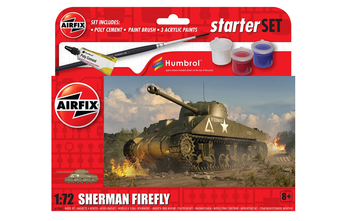 Airfix - Sherman Firefly Small Starter Set