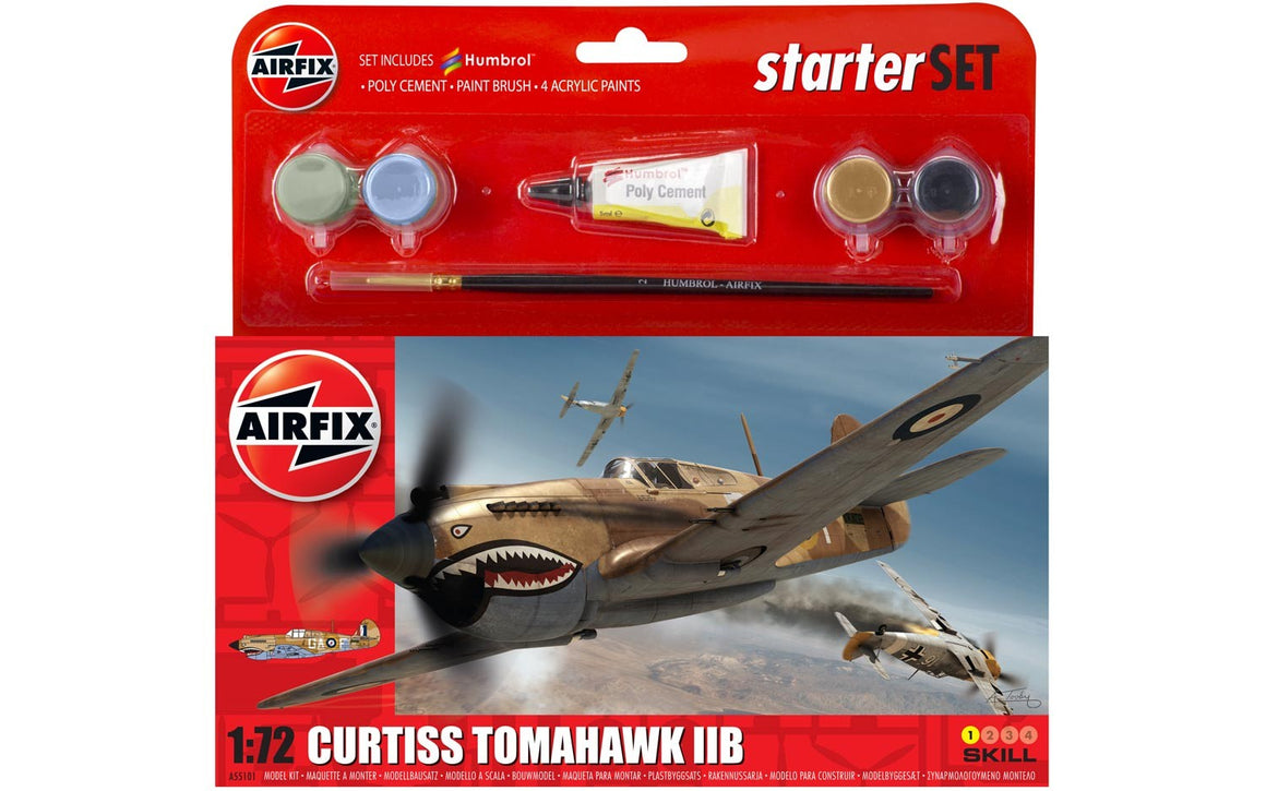 Airfix - Curtiss Tomahawk IIB  Starter Set
