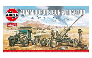 Airfix 1:76 Bofors 40mm Gun and Tractor