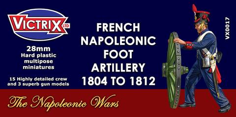 Victrix VX0017 28mm French Napoleonic Artillery 1804 to 1812