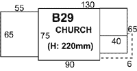 Superquick B29 THE COUNTRY CHURCH