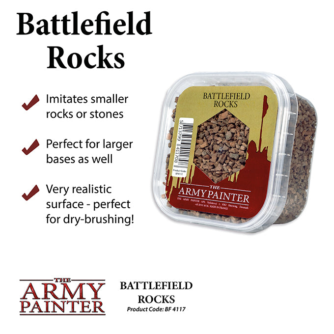Army Painter Basing: Battlefield Rocks
