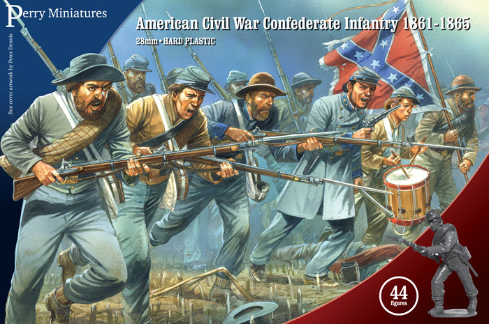 Perry Miniatures American Civil War Confederate Infantry 1861-65
