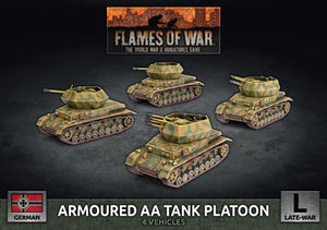 Armoured AA Tank Platoon (Plastic) - Flames of War