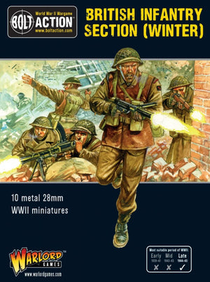 Bolt Action WWII British Infantry Section (Winter)