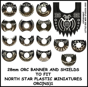 Oathmark Orc Banner & Shield Transfers