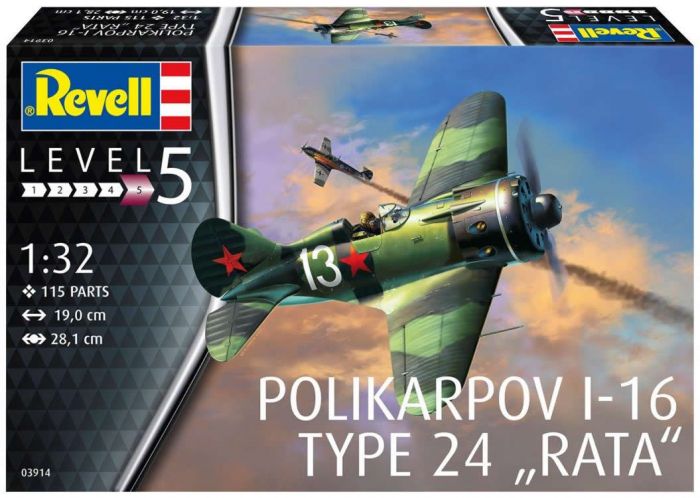 Revell 1/32 Polikarpov I-16 type 24 # 03914