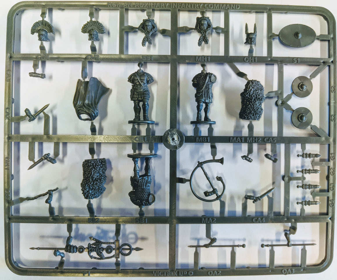 Victrix VXA028 - Early Imperial Roman Auxiliaries Command sprue