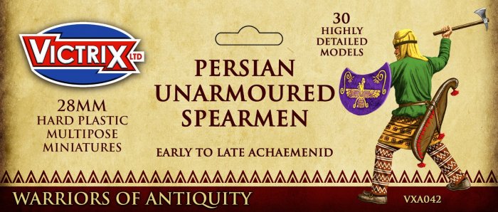 Victrix VXA042 - Persian Unarmoured Spearmen