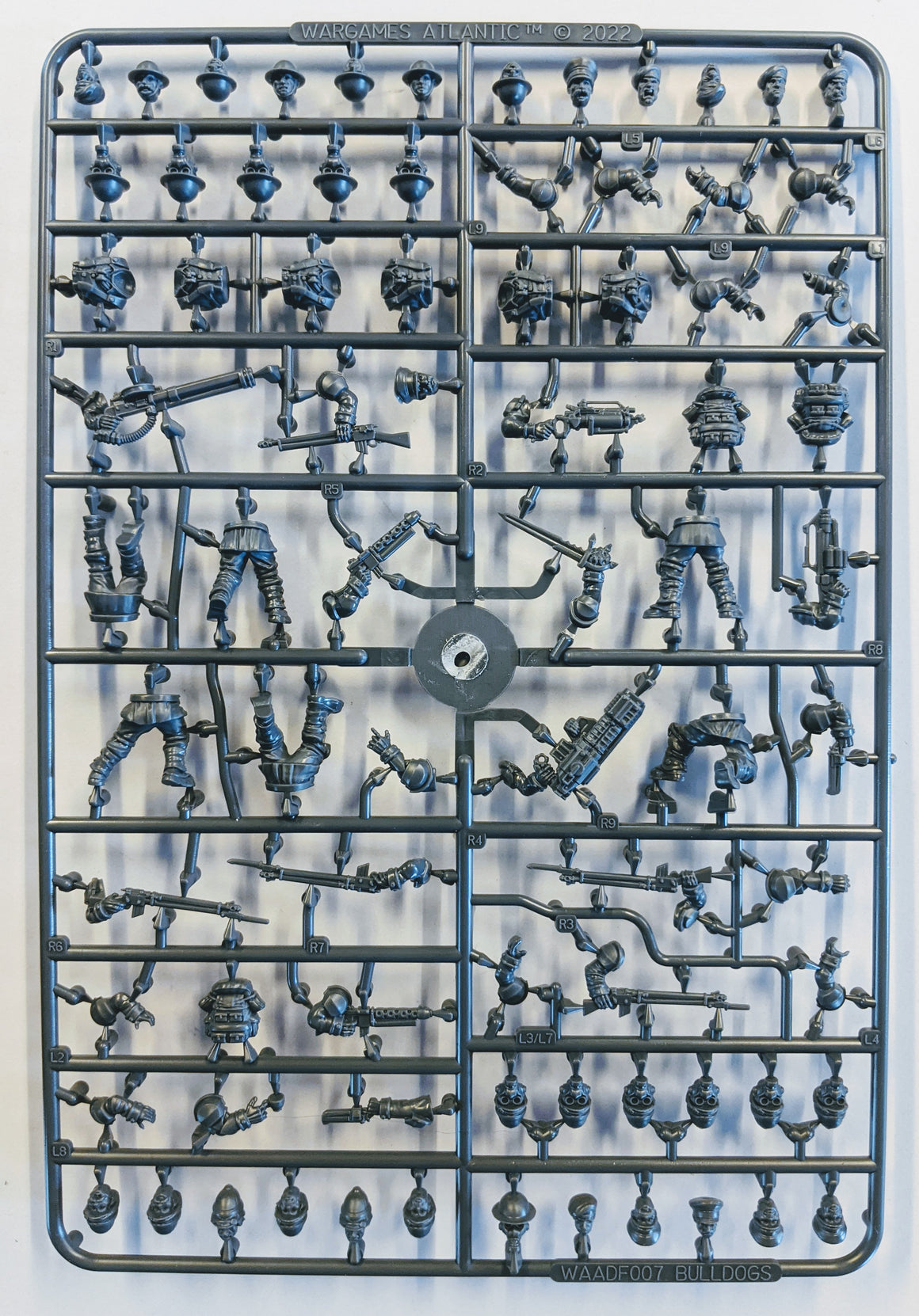 Wargames Atlantic Bulldogs sprue